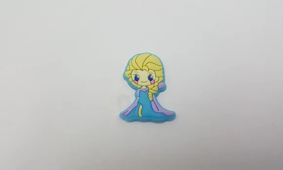 Aplique Princesa Elsa Frozen Emborrachado 3,5cm Pct 6 Peças