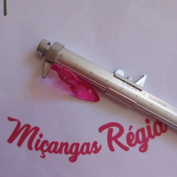Pingente Sapatinho de Acrilico Pink 3,5cm Pct 20 Unidades