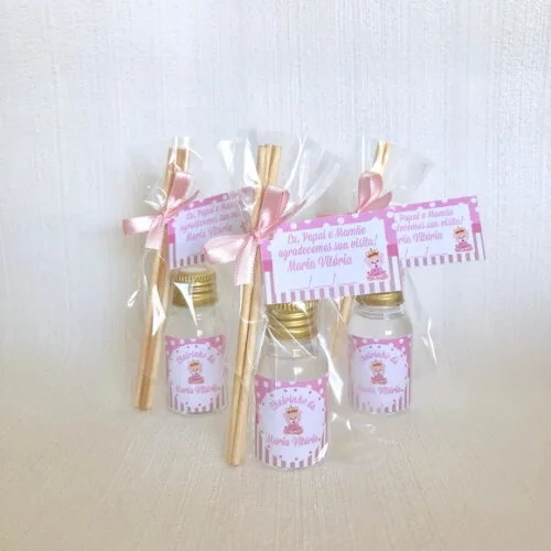 Lembrancinha Maternidade Aromatizador Ursinha Princesa