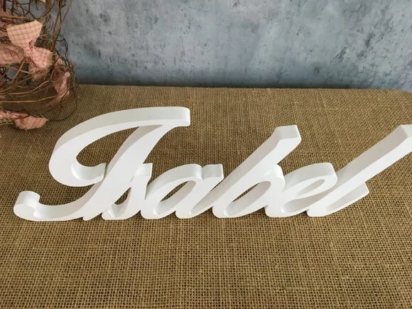 Letras de MDF -Nomes - Letras Cursivas