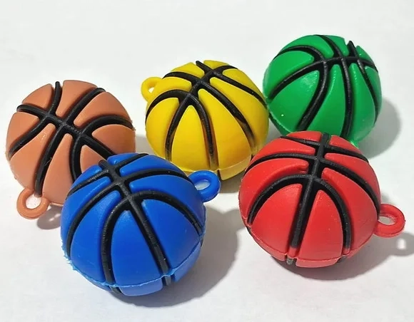 Pingente Bola de Basquete - 3 Peças Variados