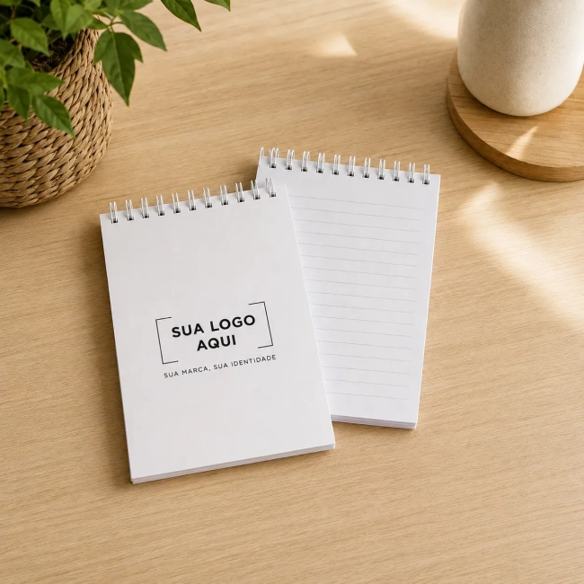 Caderneta personalizada / 14x20 cm | Brindes para Empresas, Congressos e Eventos