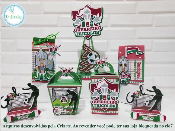 Kit 30 Lembrancinhas Fluminense