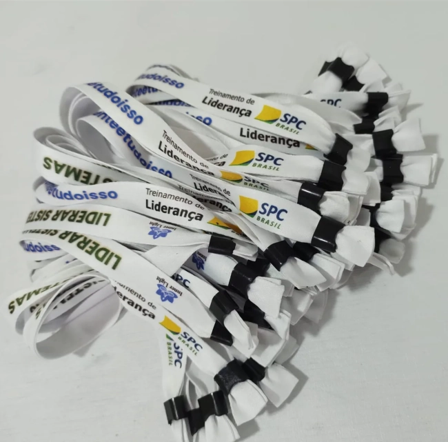 Pulseiras Personalizadas de Tecido Festas e Eventos !