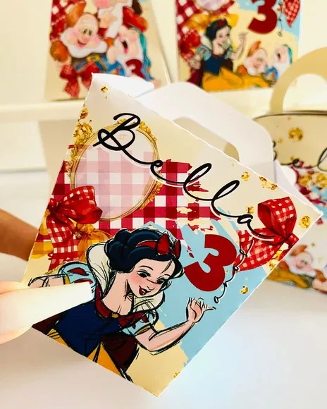 Kit 60 Lembrancinhas Branca de Neve