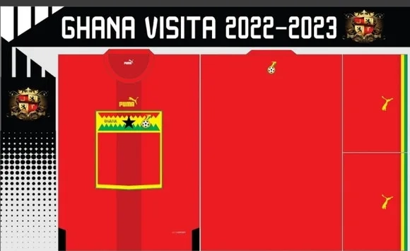 Vetores Camisa Ghana Visita 2022-2023