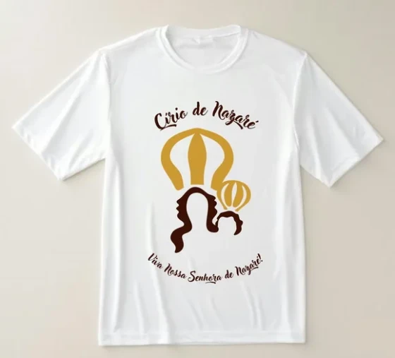 Camiseta Círio de Nazaré Devoção a Nossa Senhora de Nazaré