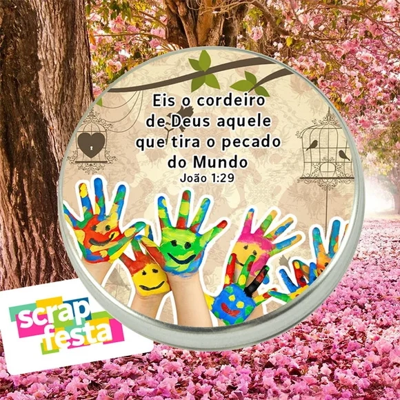 Latinhas Personalizadas Festa Igreja