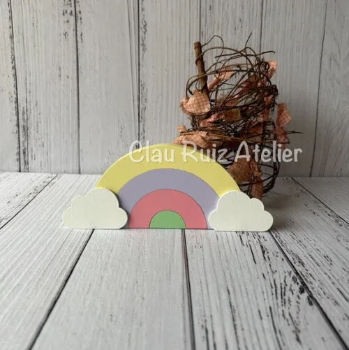 Arco Íris de Mesa Decoração Bebê