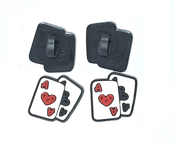 Adaptador P/tênis Carta de Baralho Pacote com 6 Unidades