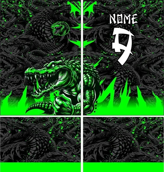 Arte Vetor Camisa Interclasse Crocodilho 325