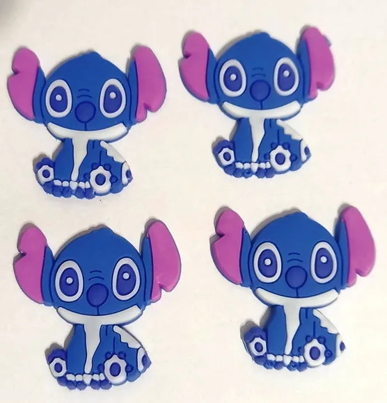 Aplique Stitch Emborrachado 3cm - 6 Unidades
