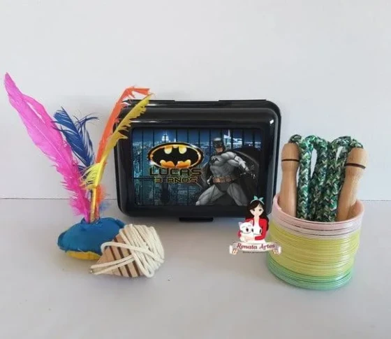 Maleta Baú Boa Infância Personalizado Batman
