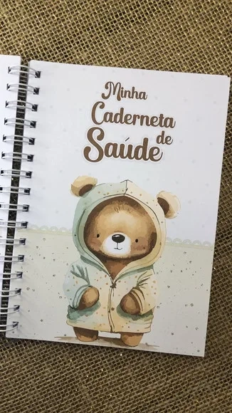 Caderneta de Saúde / Vacinação Personalizada - Ursinho