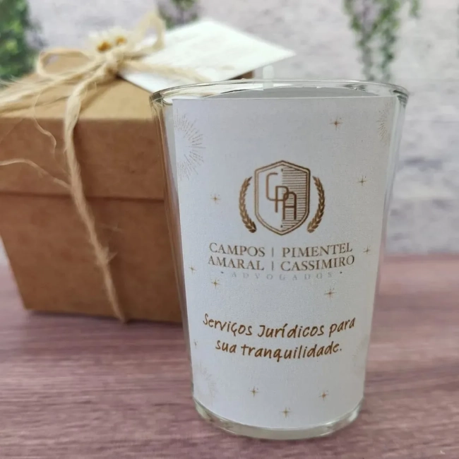 20 Vela Aromática no Copo Lembrancinha Personalizada Corporativo, Formatura, Batizado, 15 Anos, Casamento e etc. Fazemos Qualquer Tema