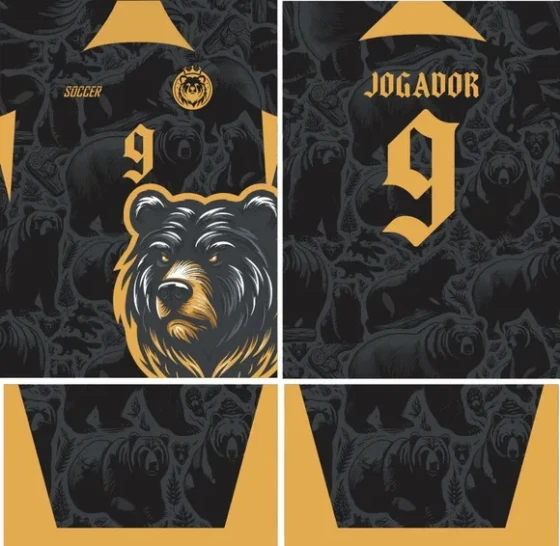 Arte Vetor Camisa Interclasse Urso Mod-239