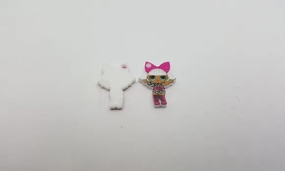 Pingente LOL Diva em Acrílico UV de 2cm