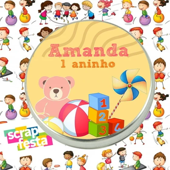 Latinhas Personalizadas Festa Brinquedos