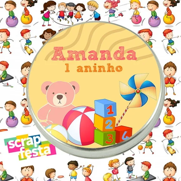 Latinhas Personalizadas Festa Brinquedos