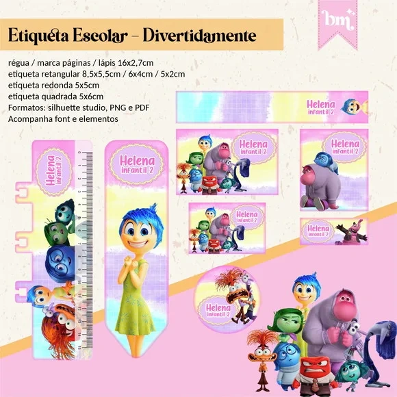 60 Etiquetas Escolares