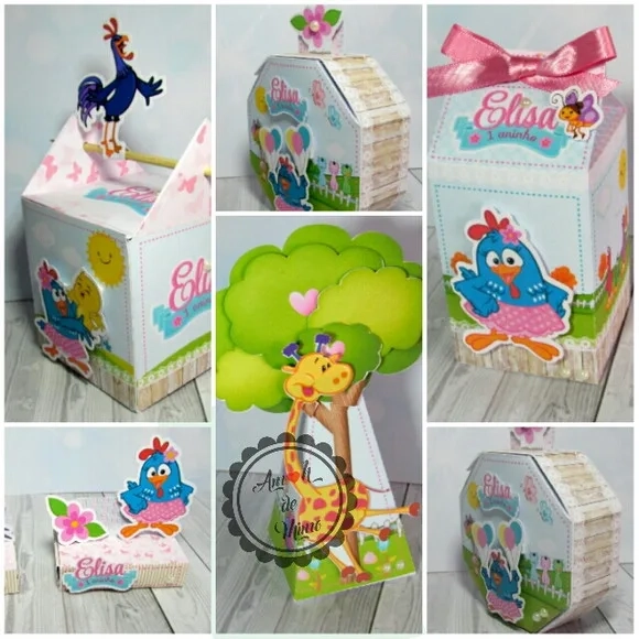 Kit 30 Lembrancinhas Galinha Pintadinha