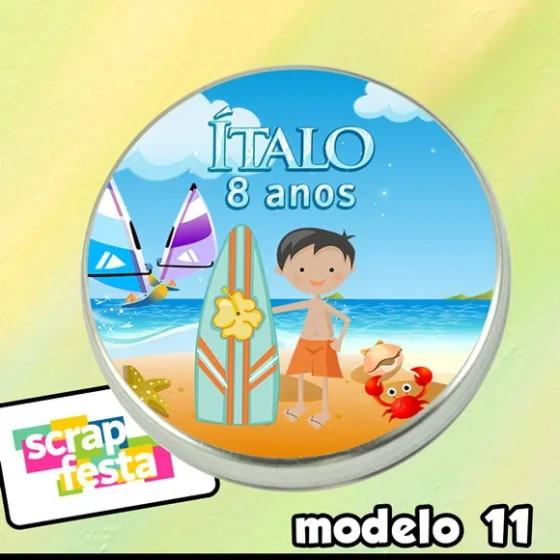 Latinhas Personalizadas Surf