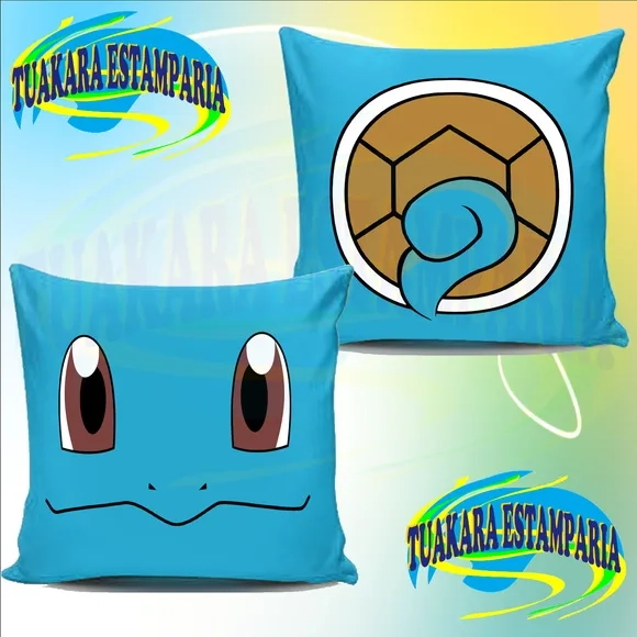 Almofada Pokemon Frente e Verso 20 x 20 - Kit c/ 20 Unidades