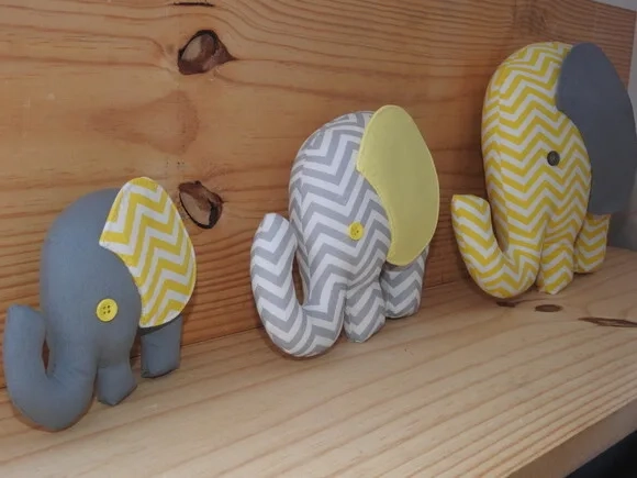 Almofada Elefante P - para Nichos Decorativa