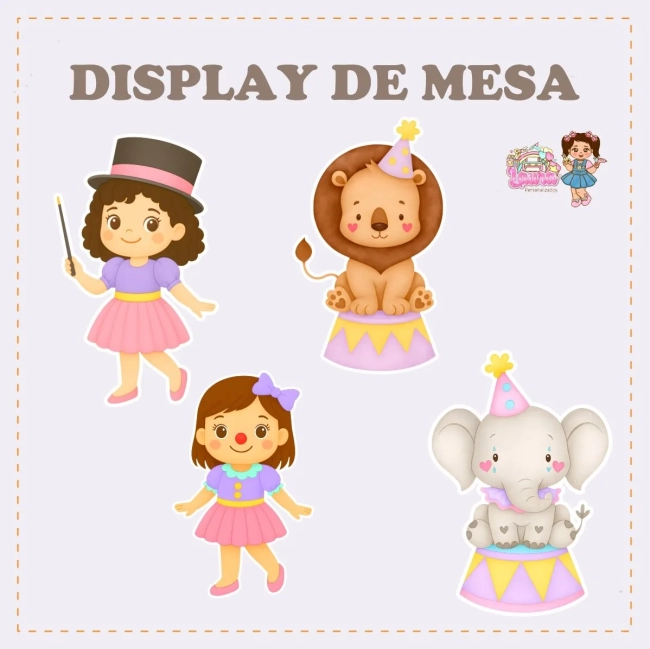 Kit Festa Só Um Bolinho CIRCO ENCANTADO - Decoração de Festa
