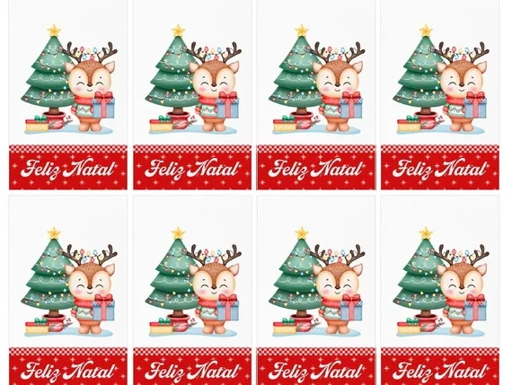 Tag para Embalagem Natal
