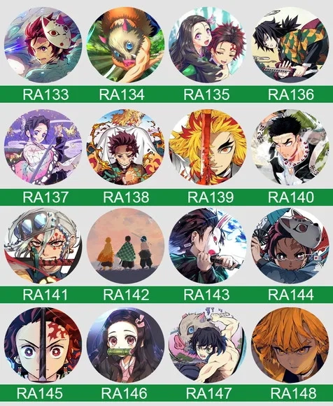 Bottons Demon Slayer