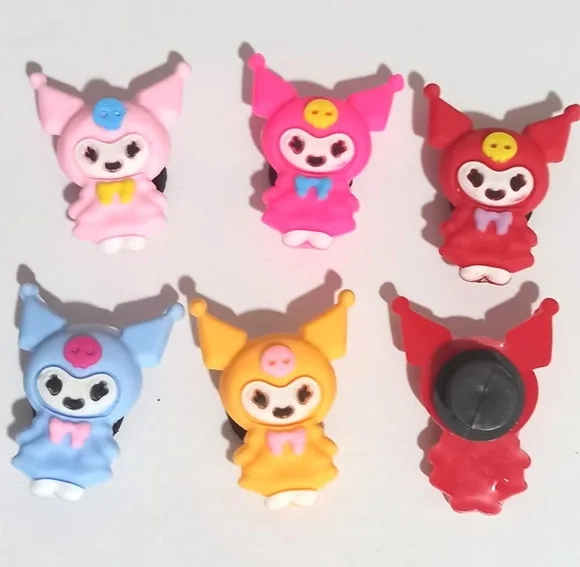 Pins para Crocs Kuromi Variados - 5 Unidades