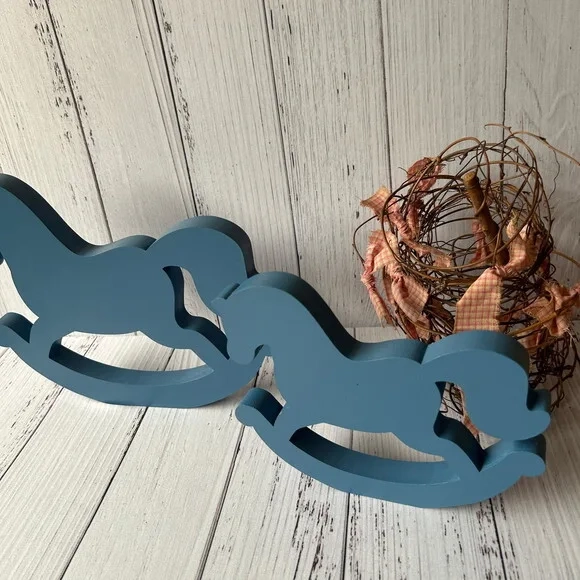 Cavalinhos de Balanço - Decoração Bebê 20cm e 15cm