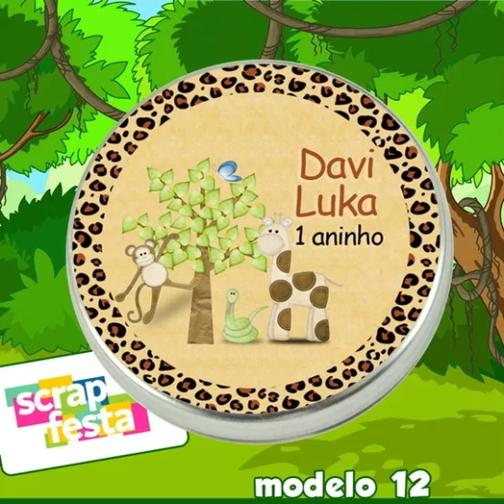 Latinhas 5x1 Festa Safari