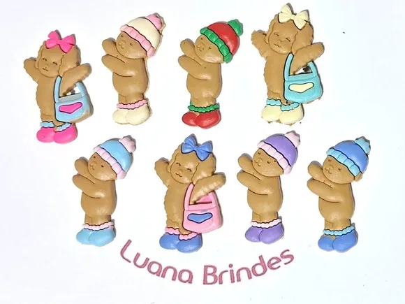 Aplique Bobbie Goods Emborrachado Pacote com 8 Unidades