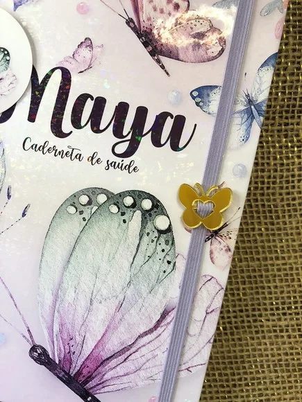 Caderneta de Saúde / Vacinação Personalizada - Borboletas