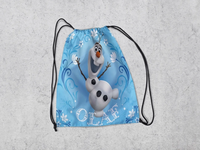 Mochilinha Personalizada para lembrancinhas do Olaf Frozen