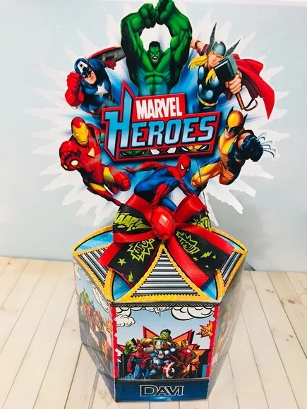 Kit 60 Lembrancinhas Vingadores