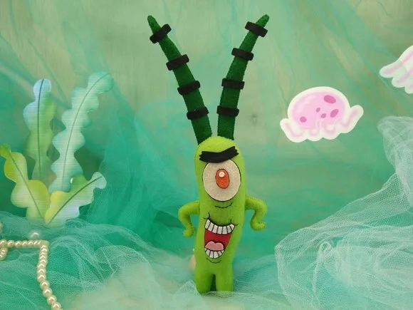 PLANKTON de feltro - Bob Esponja
