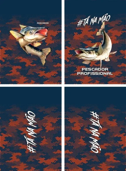 Arte Vetor Camisa Pesca-mod-0116