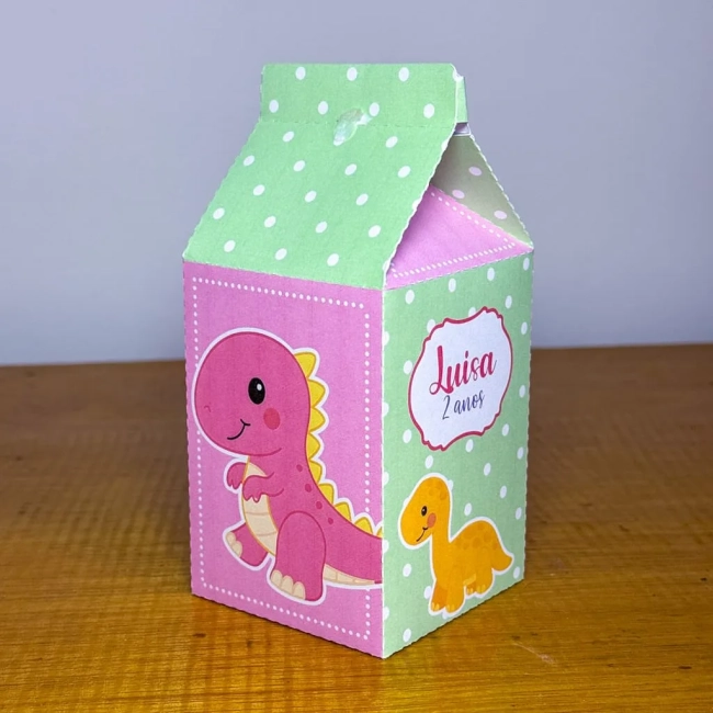 PEGUE E MONTE - Kit Festa DINOSSAURO MENINA - Decoração de Festa | Lembrancinhas | Aniversário | Personalizados