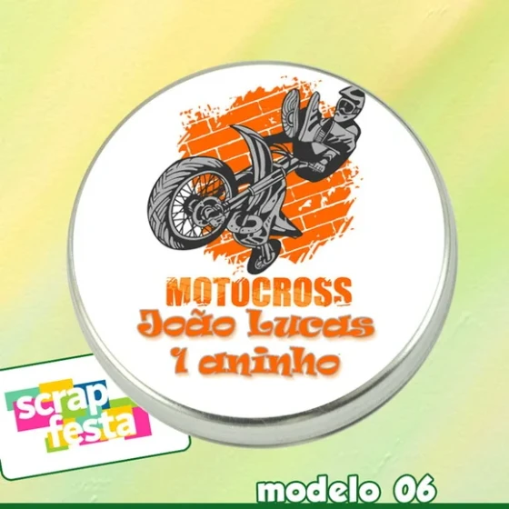 Latinhas Lembrancinhas 5x1 Motos