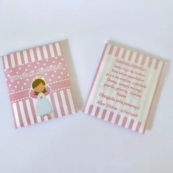 Lembrancinha Batizado Sachê perfumado para gavetas