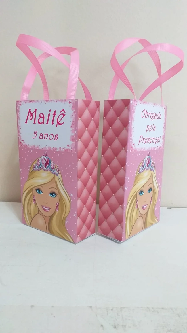 Sacolinhas Personalizadas Barbie para Lembrancinhas