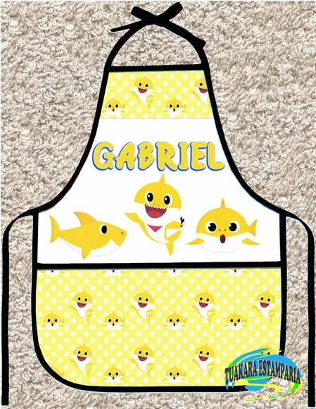 Avental Infantil Personalizado Baby Shark 02