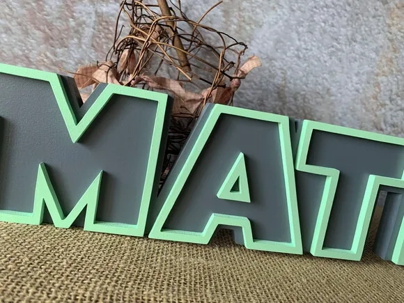 Letras Decorativas Personalizadas em MDF para Quarto de Bebê e Festas - Tema Star Wars