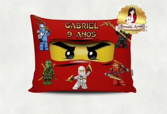 Ninjago - Almofada Personalizada Ninjago