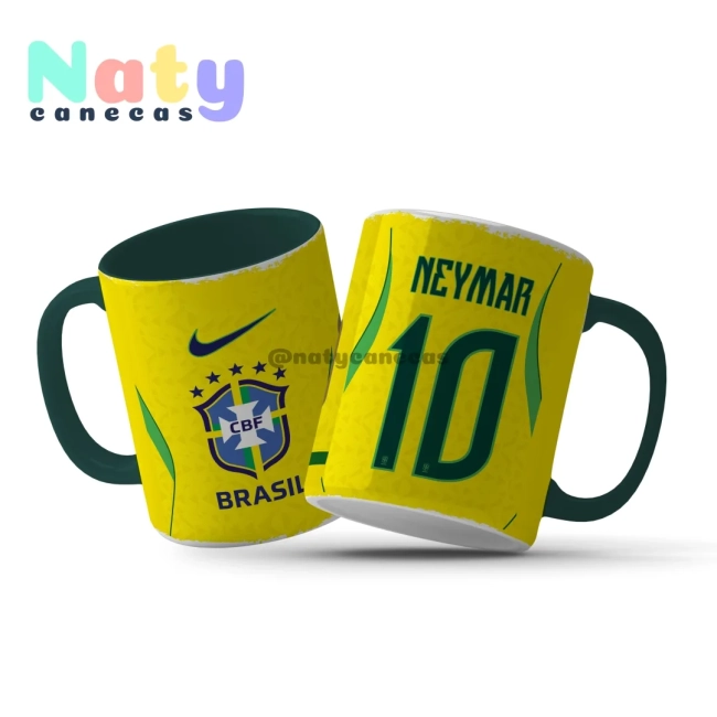 Caneca Personalizada Futebol Brasil