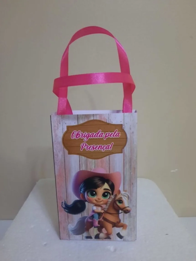 Sacolinhas Personalizadas Boiadeira para Lembrancinhas