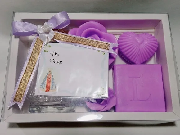 Presente Católico: Aromatizador Nossa Senhora com Sabonetes